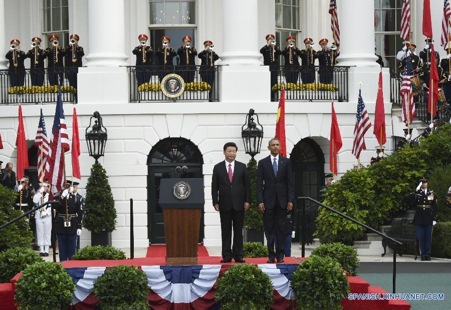 （时政）（7）习近平出席美国总统奥巴马在白宫举行的欢迎仪式