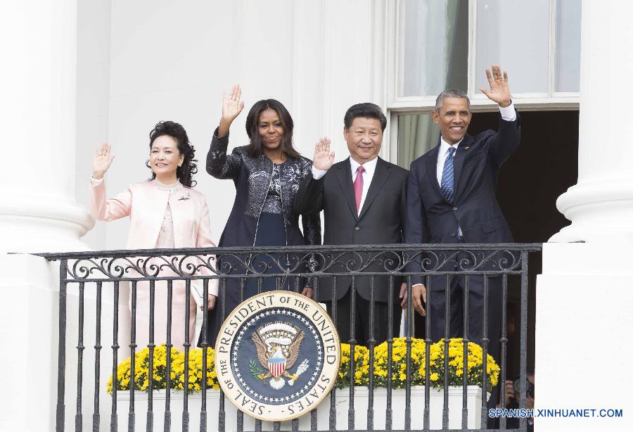 （时政）（3）习近平出席美国总统奥巴马在白宫举行的欢迎仪式