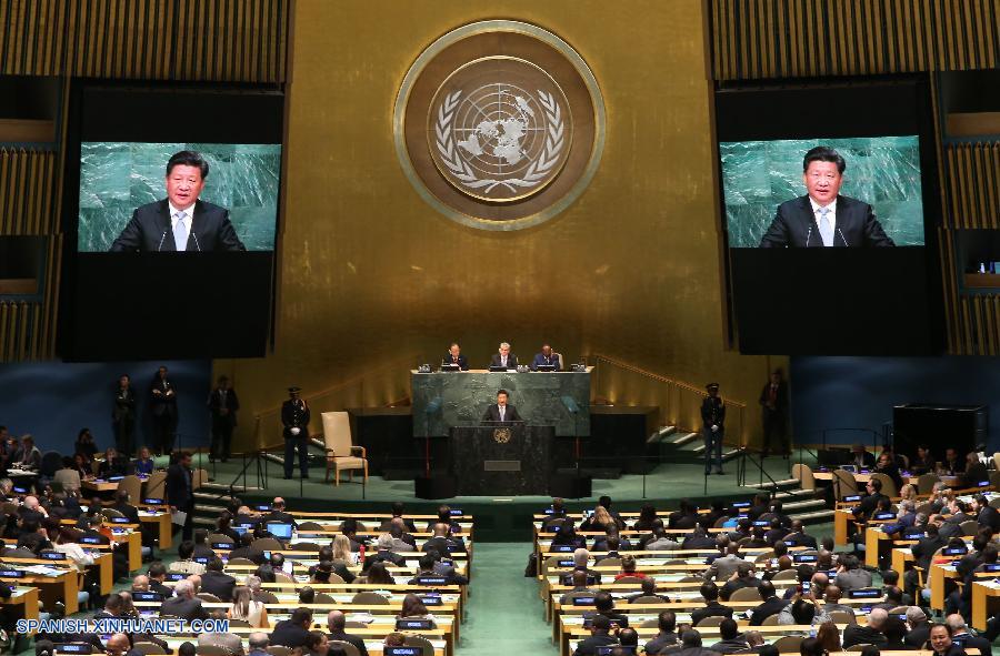 El presidente de China, Xi Jinping, anunció en la sede de la ONU que su país se unirá al nuevo sistema de preparación para el mantenimiento de paz de la ONU y que tomará la iniciativa en cuanto a establecer una nueva brigada de policía de paz para construir una fuerza de 8.000 elementos.