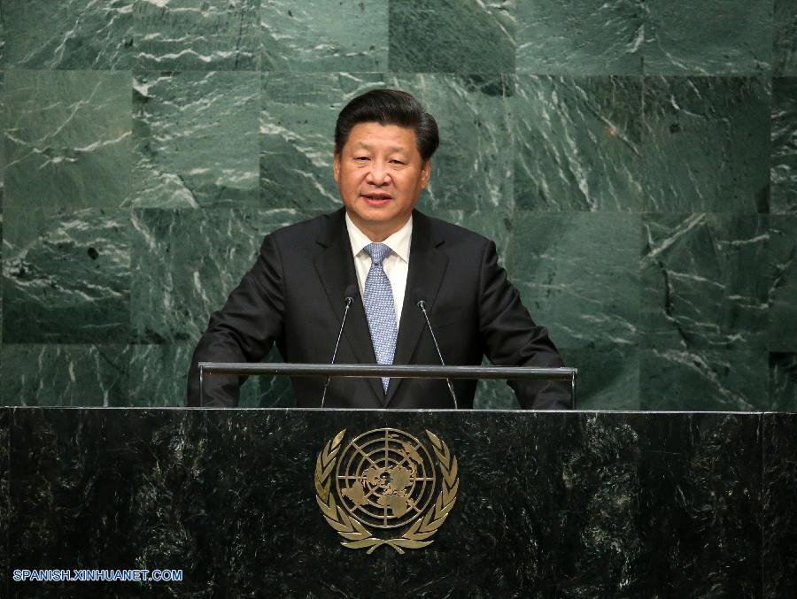 El presidente de China, Xi Jinping, anunció en la sede de la ONU una serie de importantes acciones en apoyo a Naciones Unidas y a sus esfuerzos de mantenimiento de paz.