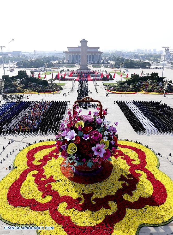 El presidente de China, Xi Jinping, y otros altos líderes asistieron a una ceremonia celebrada con motivo del Día de los Mártires en la Plaza de Tian'anmen, en el centro de Beijing, para honrar y conmemorar a los héroes nacionales caídos.