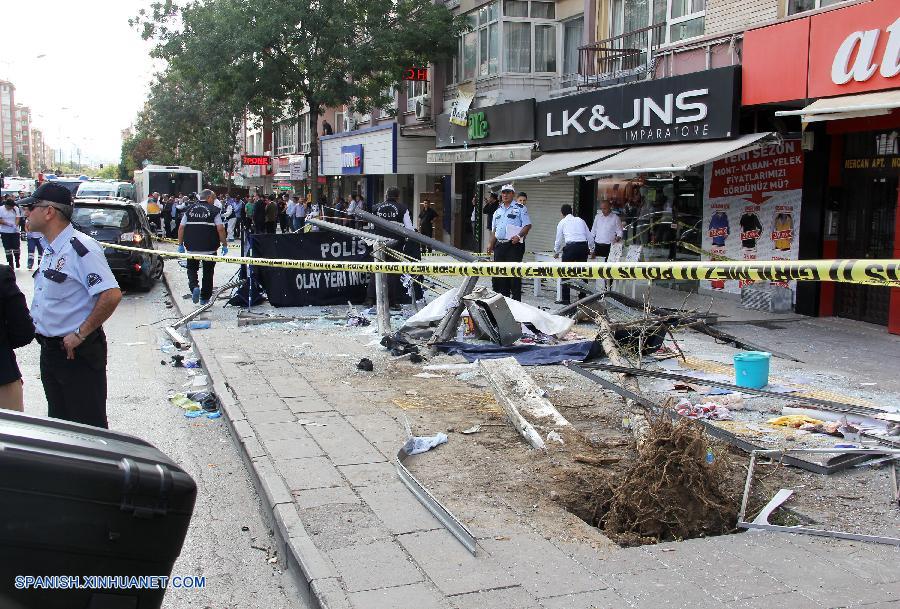 Dos explosiones ocurridas en esta capital han dejado un saldo de 30 muertos y 126 heridos, informó el Ministerio del Interior turco en un parte actualizado.