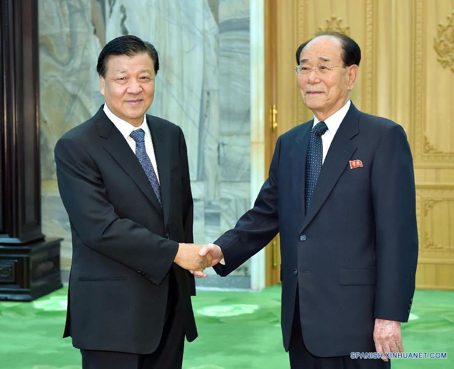 （XHDW）（3）刘云山会见朝鲜最高人民会议委员长金永南
