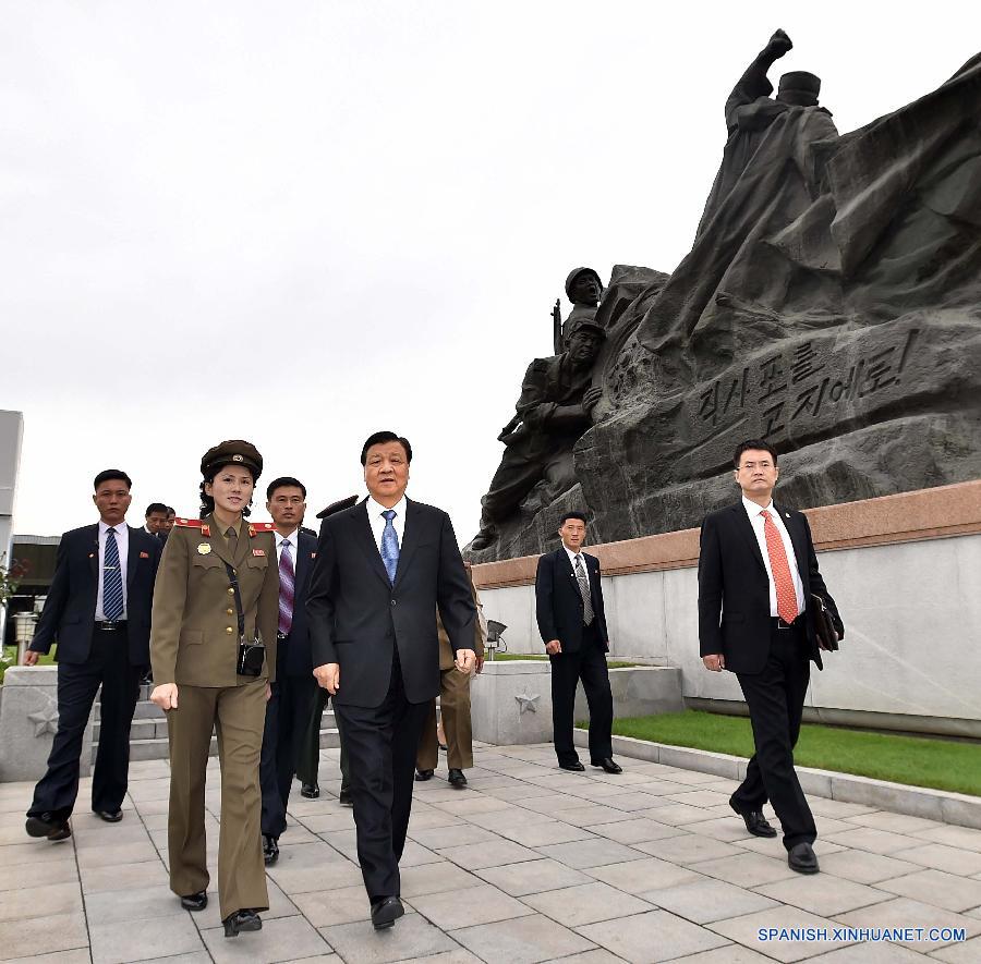 （XHDW）（1）刘云山参观朝鲜祖国解放战争胜利纪念馆