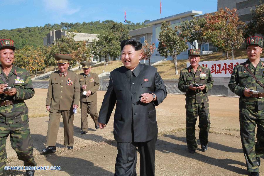 Kim Jong Un, el máximo líder de la República Popular Democrática de Corea (RPDC), inspeccionó una unidad del ejército, informó hoy la agencia oficial de noticias KCNA.