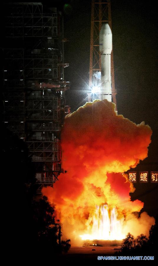 （新华直击）（1）我国成功发射亚太九号通信卫星