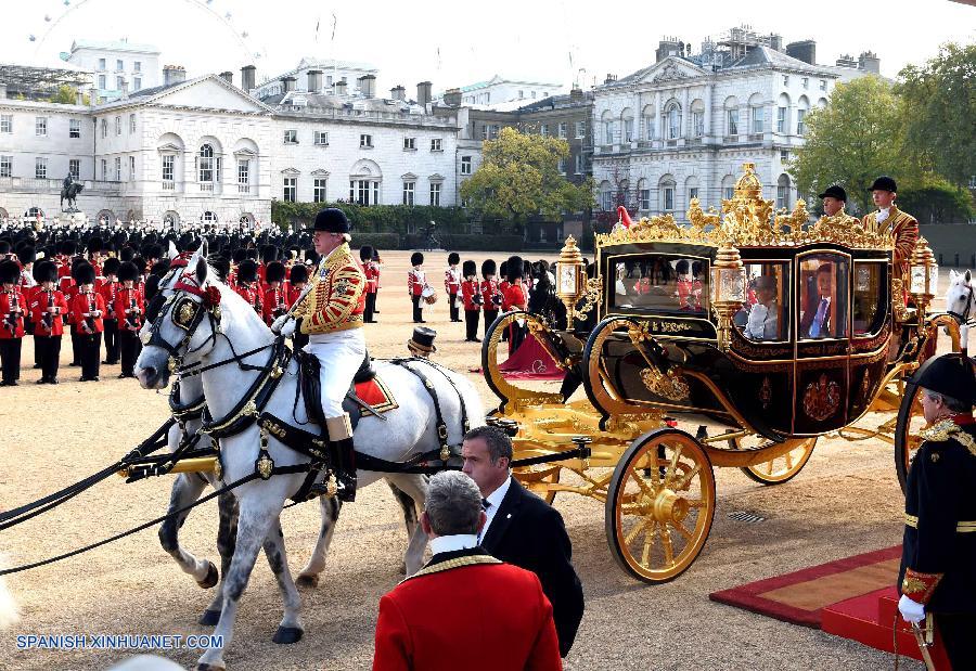 （时政）（5）习近平出席英国女王伊丽莎白二世举行的欢迎仪式
