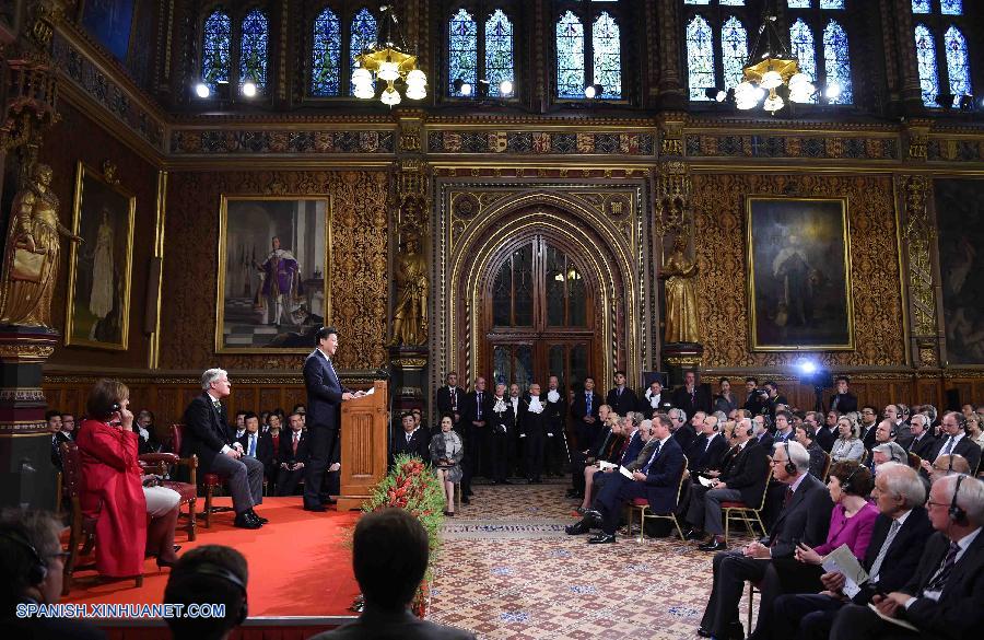 （时政）（1）习近平在英国议会发表讲话
