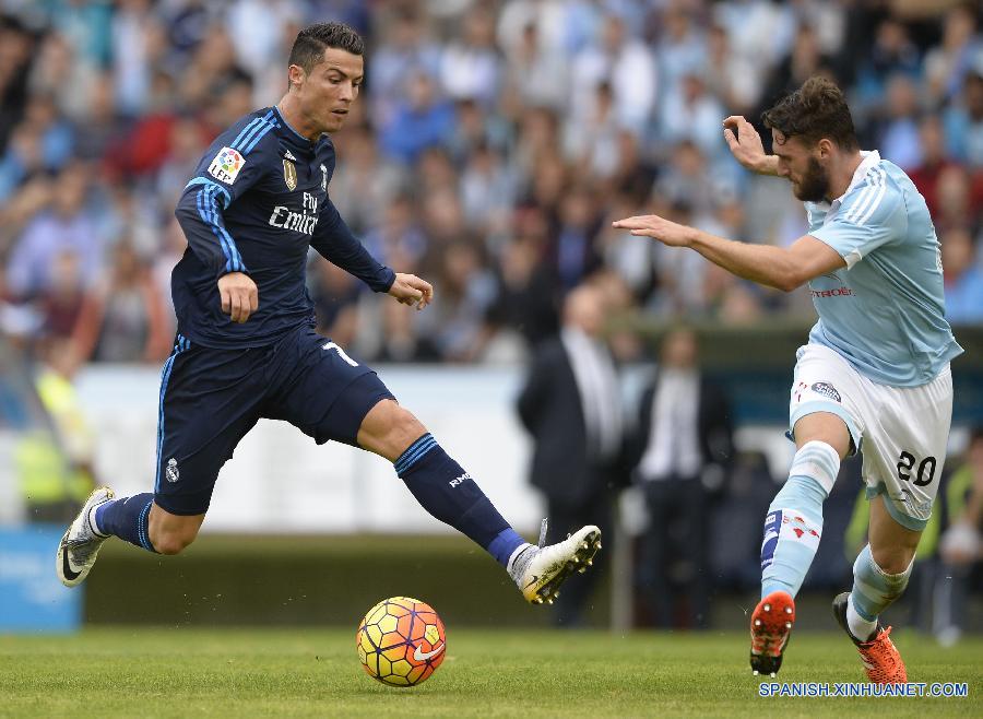 El club español de fútbol Real Madrid ganó hoy 3-1 a un sólido Celta de Vigo en el estadio de Balaídos, en un partido correspondiente a la novena jornada de la Liga local.