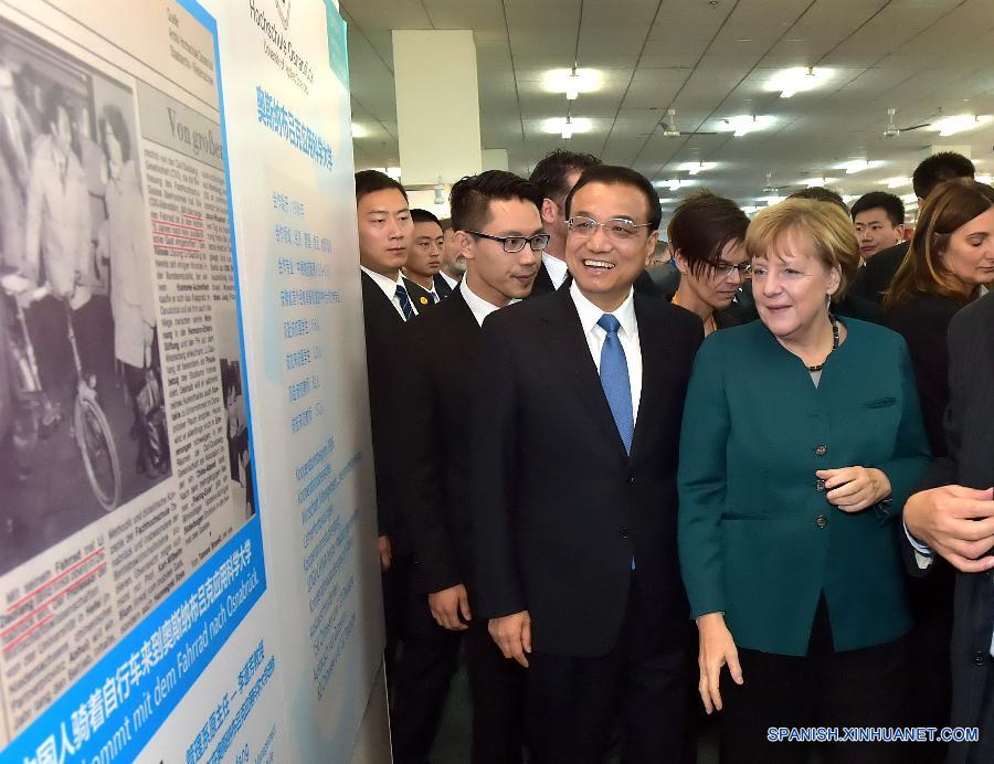 CHINA-ANHUI-LI KEQIANG-GERMANY-MERKEL-VISIT (CN)