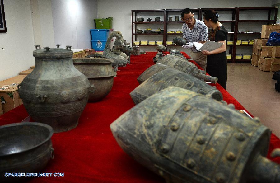 Arqueólogos chinos anunciaron el descubrimiento del cementerio más completo de la Dinastía Han Occidental (206 a.C.-25 d.C.).