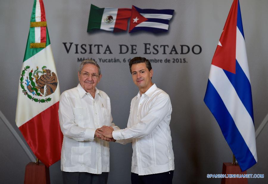 MEXICO-YUCATAN-CUBA-POLITICS-VISIT