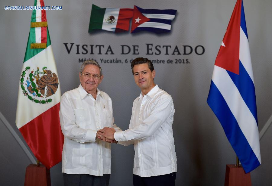 MEXICO-YUCATAN-CUBA-POLITICS-VISIT