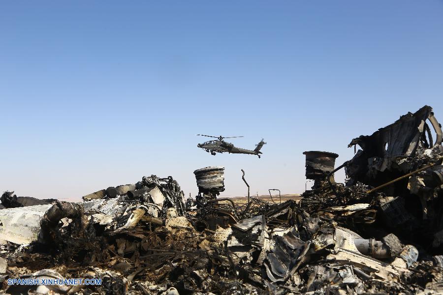 El Servicio Federal de Seguridad (FSB) de Rusia anunció este martes que la caída del avión de pasajeros ruso el pasado 31 de octubre en la península egipcia del Sinaí fue causada por un ataque terrorista.