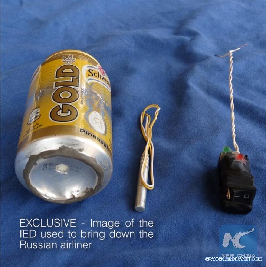 IS shows photo of alleged bomb behind Russian airliner crash