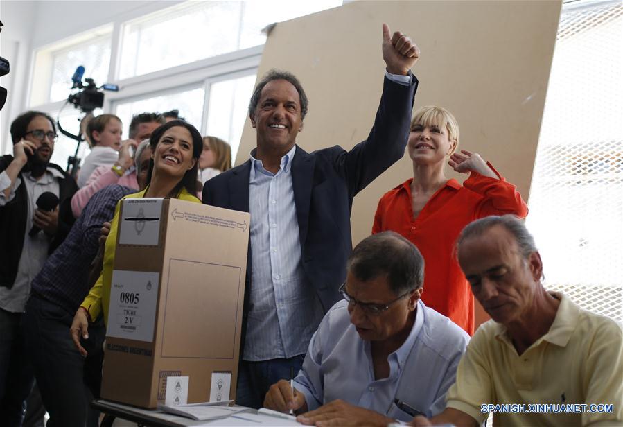 ARGENTINA-DIQUE LUJAN-POLITICS-ELECTIONS