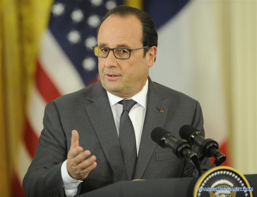 U.S.-WASHINGTON D.C.-OBAMA-HOLLANDE-PRESS CONFERENCE