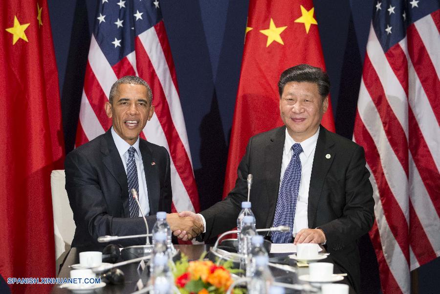 El presidente de China, Xi Jinping, que asiste a la inauguración de la cumbre climática de la ONU en París, se reunió este lunes con su homólogo de Estados Unidos, Barack Obama, para discutir temas que van de los lazos bilaterales a las conversaciones sobre el clima.