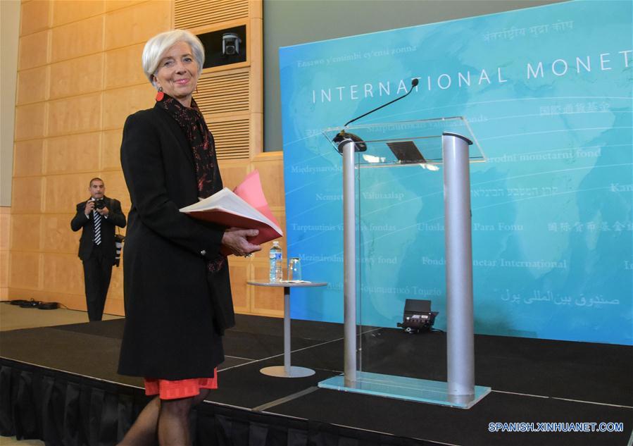 U.S.-WASHINGTON D.C.-IMF-RMB-SDR-LAGARDE-PRESS CONFERENCE