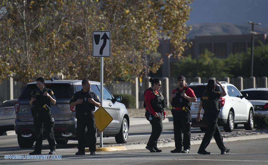 Las autoridades de San Bernardino, en el sur de California, indicaron que uno o más hombres armados abrieron fuego hoy en el lugar y balearon a cerca de 20 personas.