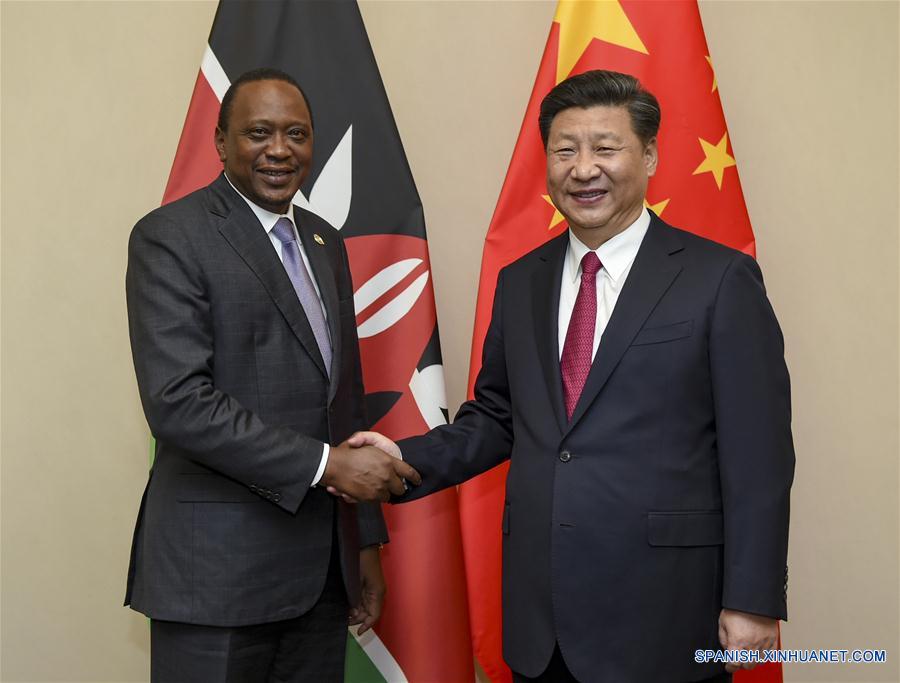 （时政）习近平会见肯尼亚总统肯雅塔