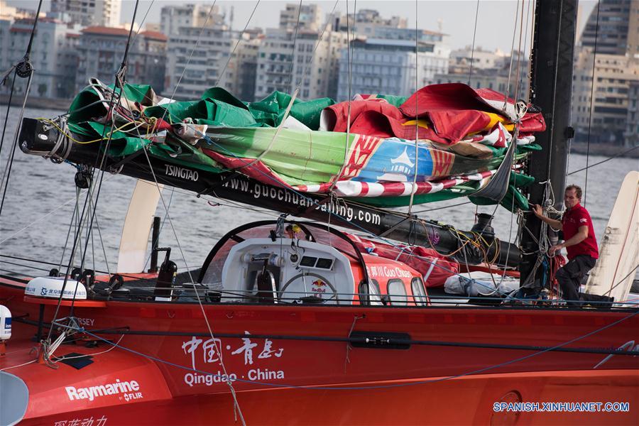 （体育）（2）帆船——“中国·青岛”号抵达埃及