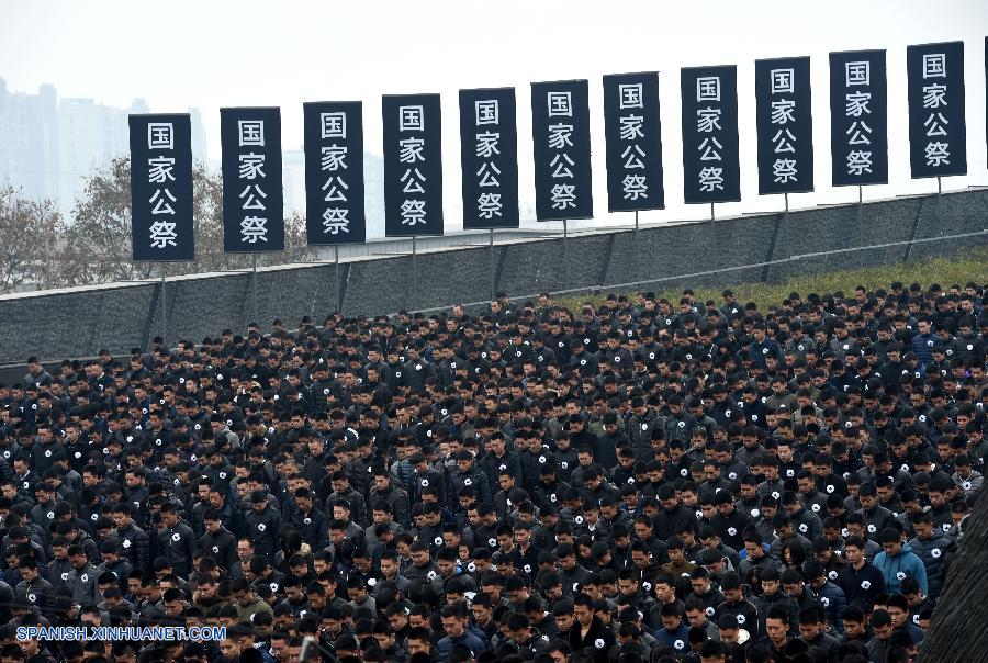 El Comité Central del Partido Comunista de China (PCCh) y el Consejo de Estado celebraron una ceremonia en memoria de las víctimas de la Masacre de Nanjing en la ciudad de Nanjing, capital de la provincia oriental de Jiangsu.