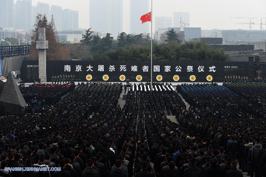 El Comité Central del Partido Comunista de China (PCCh) y el Consejo de Estado celebraron una ceremonia en memoria de las víctimas de la Masacre de Nanjing en la ciudad de Nanjing, capital de la provincia oriental de Jiangsu.