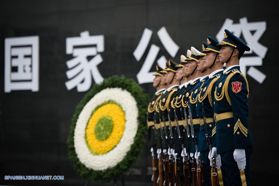 El Comité Central del Partido Comunista de China (PCCh) y el Consejo de Estado celebraron una ceremonia en memoria de las víctimas de la Masacre de Nanjing en la ciudad de Nanjing, capital de la provincia oriental de Jiangsu.