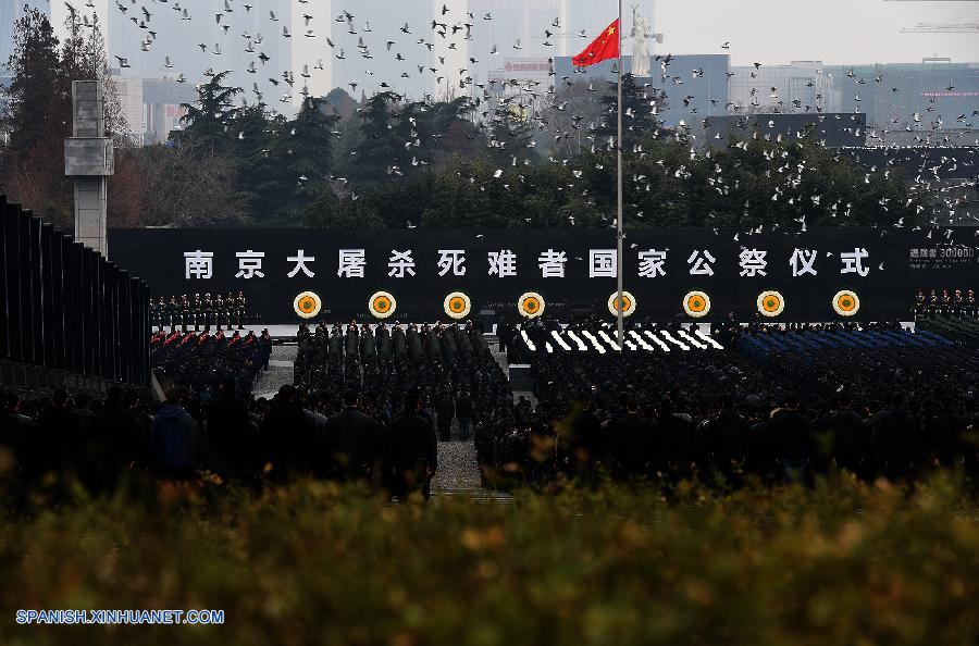 El Comité Central del Partido Comunista de China (PCCh) y el Consejo de Estado celebraron una ceremonia en memoria de las víctimas de la Masacre de Nanjing en la ciudad de Nanjing, capital de la provincia oriental de Jiangsu.