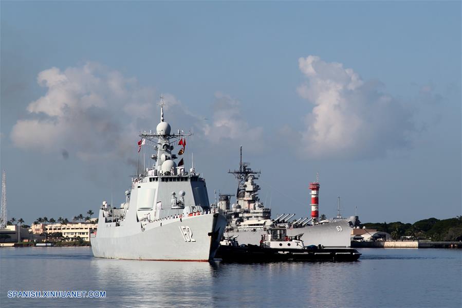 Una flota de la Armada del Ejército Popular de Liberación (EPL) de China atracó en el puerto estadounidense de Pearl Harbor para realizar una visita amistosa de cinco días.