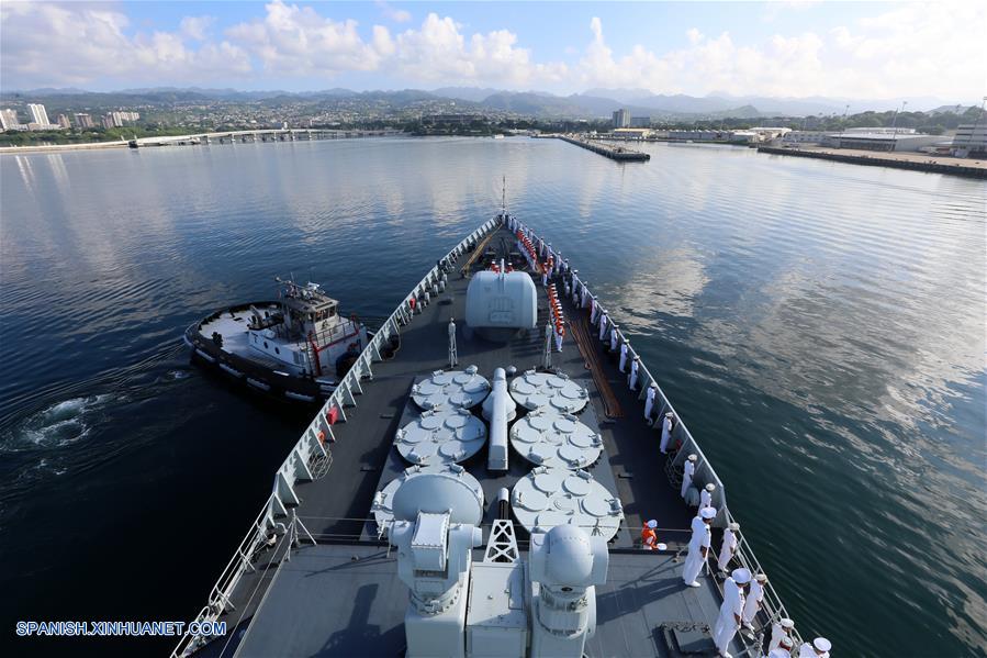 Una flota de la Armada del Ejército Popular de Liberación (EPL) de China atracó en el puerto estadounidense de Pearl Harbor para realizar una visita amistosa de cinco días.