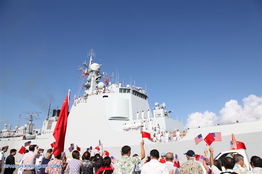 Una flota de la Armada del Ejército Popular de Liberación (EPL) de China atracó en el puerto estadounidense de Pearl Harbor para realizar una visita amistosa de cinco días.