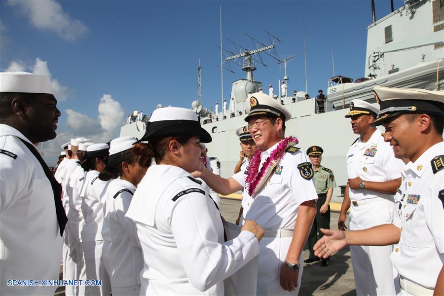 Una flota de la Armada del Ejército Popular de Liberación (EPL) de China atracó en el puerto estadounidense de Pearl Harbor para realizar una visita amistosa de cinco días.