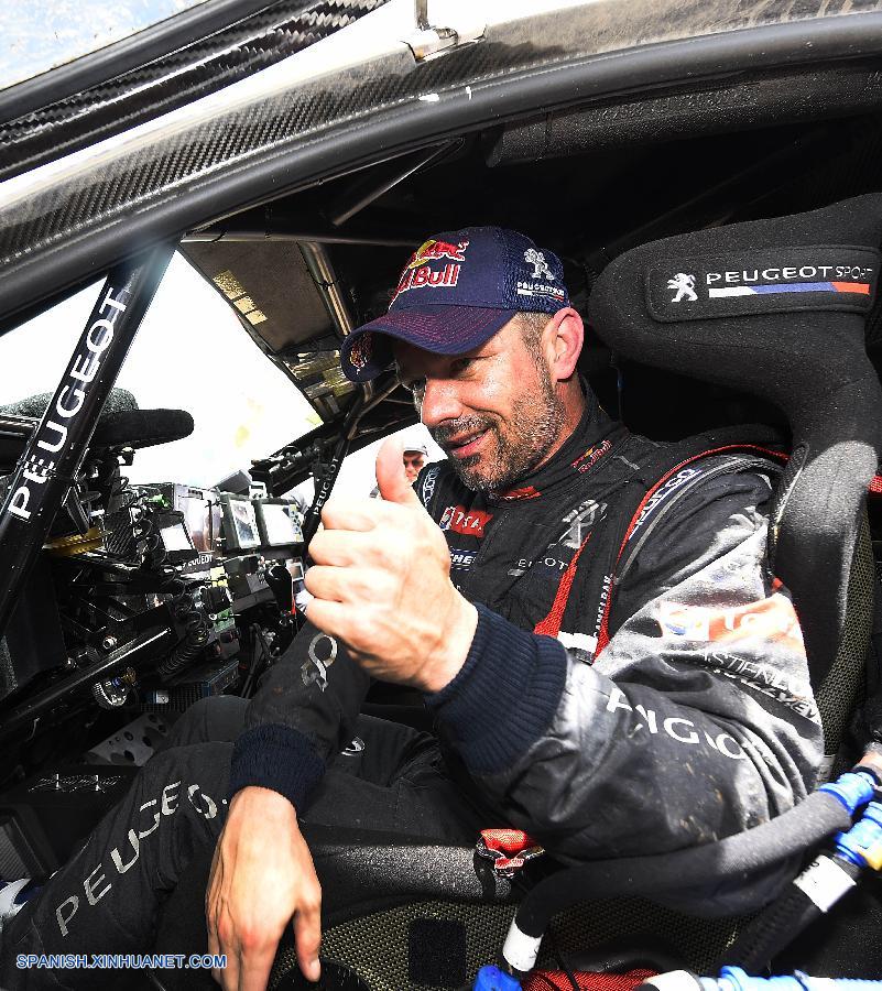 El piloto francés Sebastian Loeb (Peugeot 2008), ganador hoy de la segunda etapa de autos del Rally Dakar 2016 en el norte de Argentina, destacó el rendimiento de su coche pese a la dificultad del trazado.