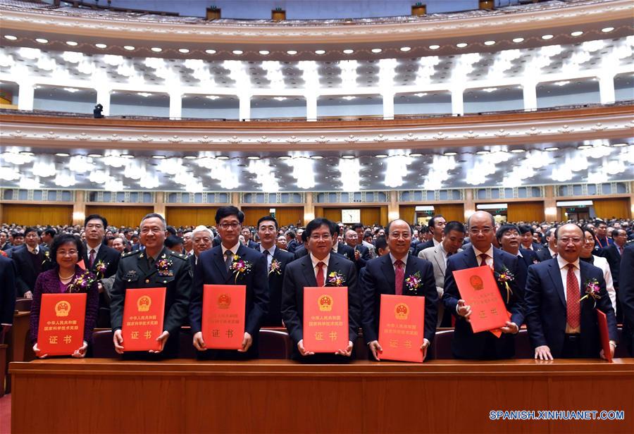 CHINA-BEIJING-STATE SCIENCE AND TECHNOLOGY AWARDS (CN) 
