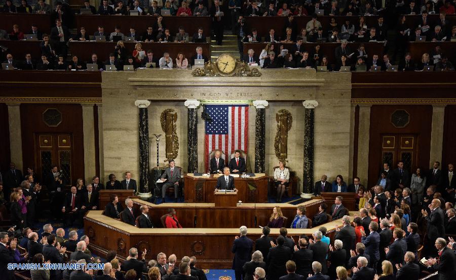 En su último discurso sobre el Estado de la Unión el martes por la noche, el presidente de EEUU, Barack Obama, defendió su política exterior pregonando el 'liderazgo estadounidense' basado en el sabio uso de su poderío militar y la movilización de una amplia coalición para lidiar con los retos mundiales.