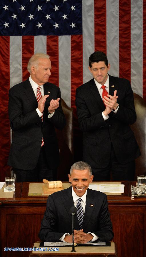 El presidente de Estados Unidos, Barack Obama, pronunció la noche de este martes su último discurso del Estado de la Unión, una intervención en la que predominó el tono político en lugar de las propuestas específicas, justo cuando el país entra en un año electoral.