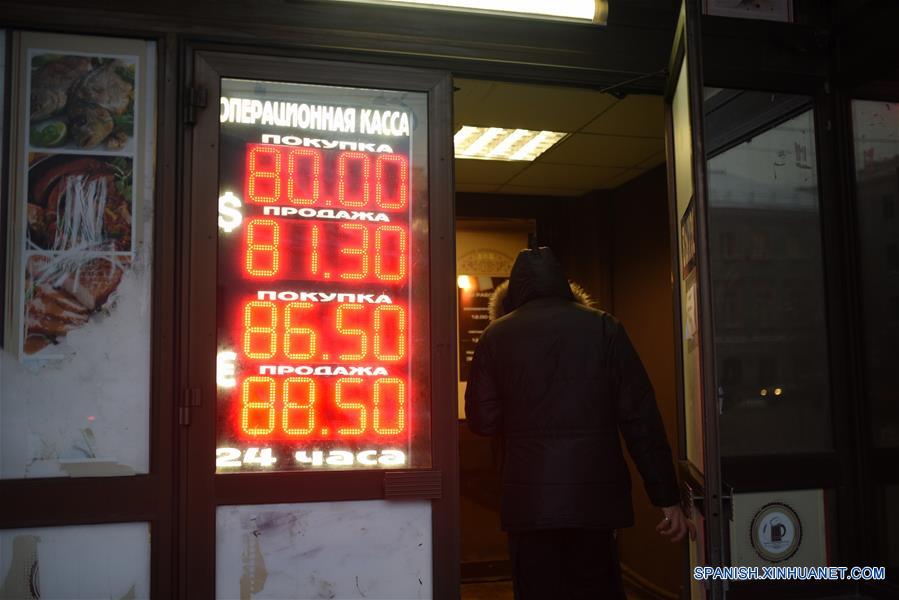 RUSSIA-MOSCOW-RUBLE-US DOLLAR 