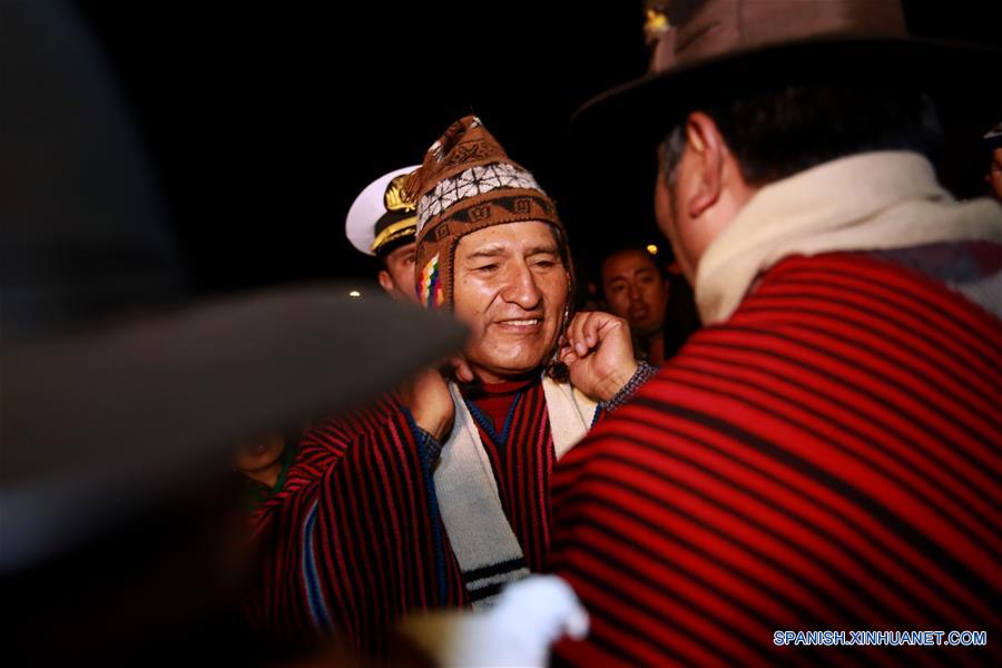BOLIVIA-TIAHUANACO-POLITICS-MORALES
