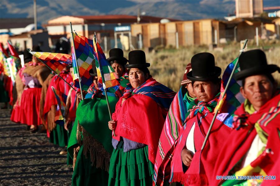 BOLIVIA-TIAHUANACO-POLITICS-MORALES