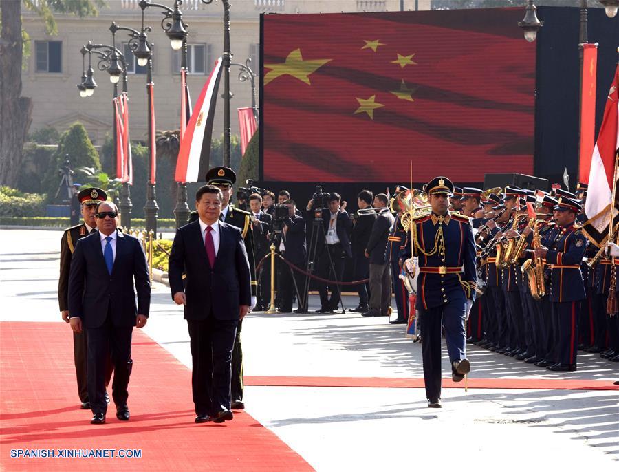 China y Egipto acordaron ampliar la cooperación dentro de la iniciativa de la Franja y la Ruta, durante la visita de Estado del presidente chino Xi Jinping a este país del norte de Africa. 