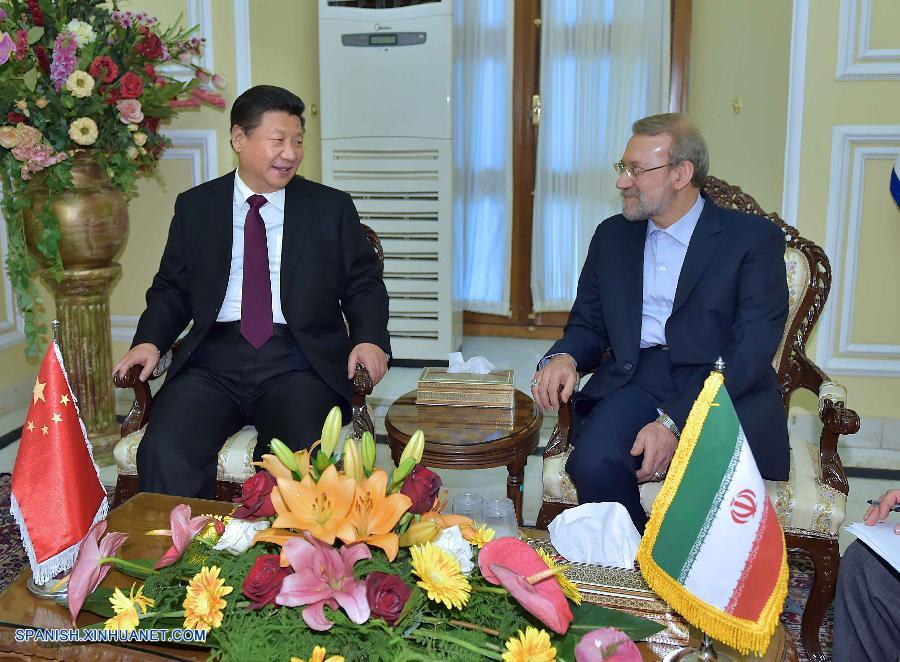 China e Irán se comprometieron a aumentar la cooperación entre sus órganos legislativos, cuando el presidente chino, Xi Jinping, se reunió el sábado en esta capital con el titular del Parlamento iraní, Ali Larijani.