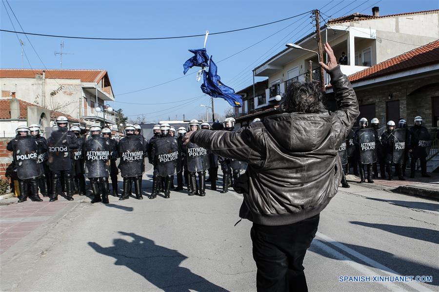 GREECE-ATHENS-PROTEST-REFUGEE