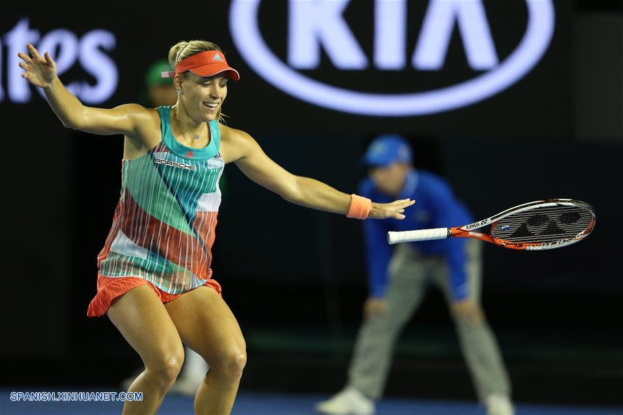 Angelique Kerber, séptima favorita del torneo, se impuso hoy en la final a la estadounidense Serena Williams, número uno del mundo, por 6-4, 3-6 y 6-4 para ganar el Abierto de Australia de tenis 2016, convirtiéndose así en la primera campeona alemana de Grand Slam desde 1999 cuando su compatriota Steffi Graf conquistó por última vez la Copa Suzanne-Lenglen en Roland Garros.