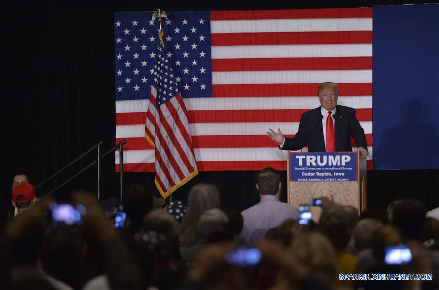 U.S.-IOWA-ELECTION CAMPAIGN-TRUMP