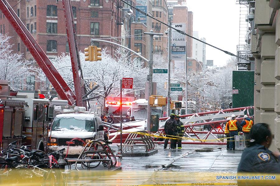 U.S.-NEW YORK-CRANE COLLAPSE