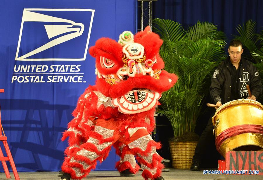 U.S.-NEW YORK-LUNAR NEW YEAR-YEAR OF THE MONKEY-STAMP