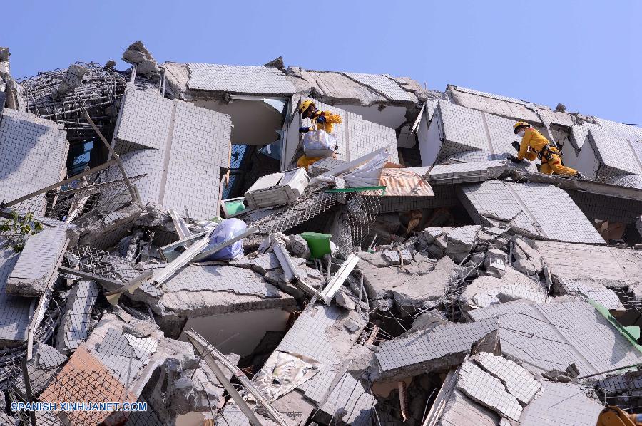 El saldo de muertos por el terremoto que sacudió el sur de Taiwan el sábado se elevaba a 26 hasta las 15:50 horas de hoy domingo.