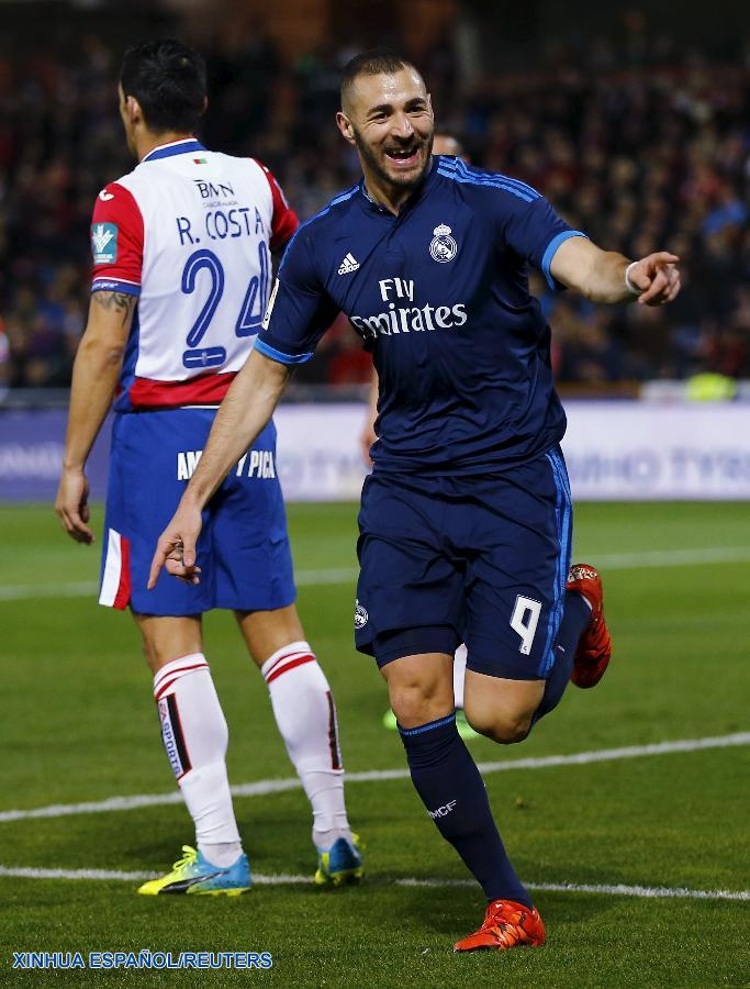 El Real Madrid ganó 2-1 a un gran Granada en su visita a Los Cármenes en un partido de mejor juego en la primera parte de los madridistas pero con un equipo local muy peleón en el segundo tiempo, en encuentro correspondiente a la jornada 23 del campeonato español.